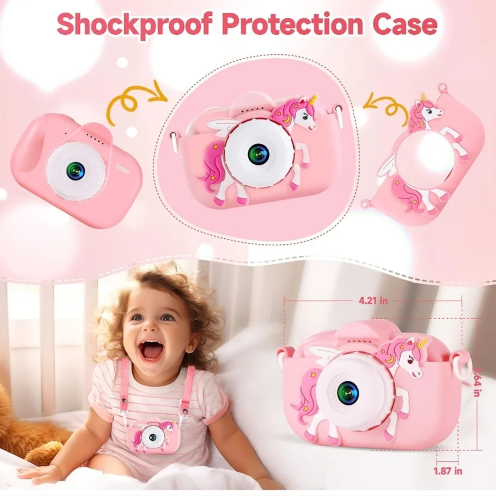 Kids Camera Toys with Memory Card